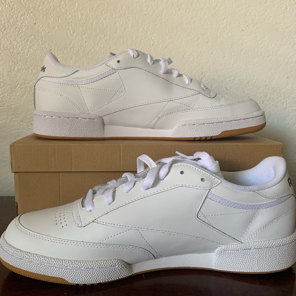 Reebok Club C 85 White Royal Gum Men’s Shoes - Picture 2 of 7